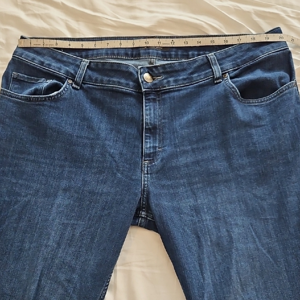 Classic Blue Mid Rise Bootcut Jeans - Picture 7 of 12
